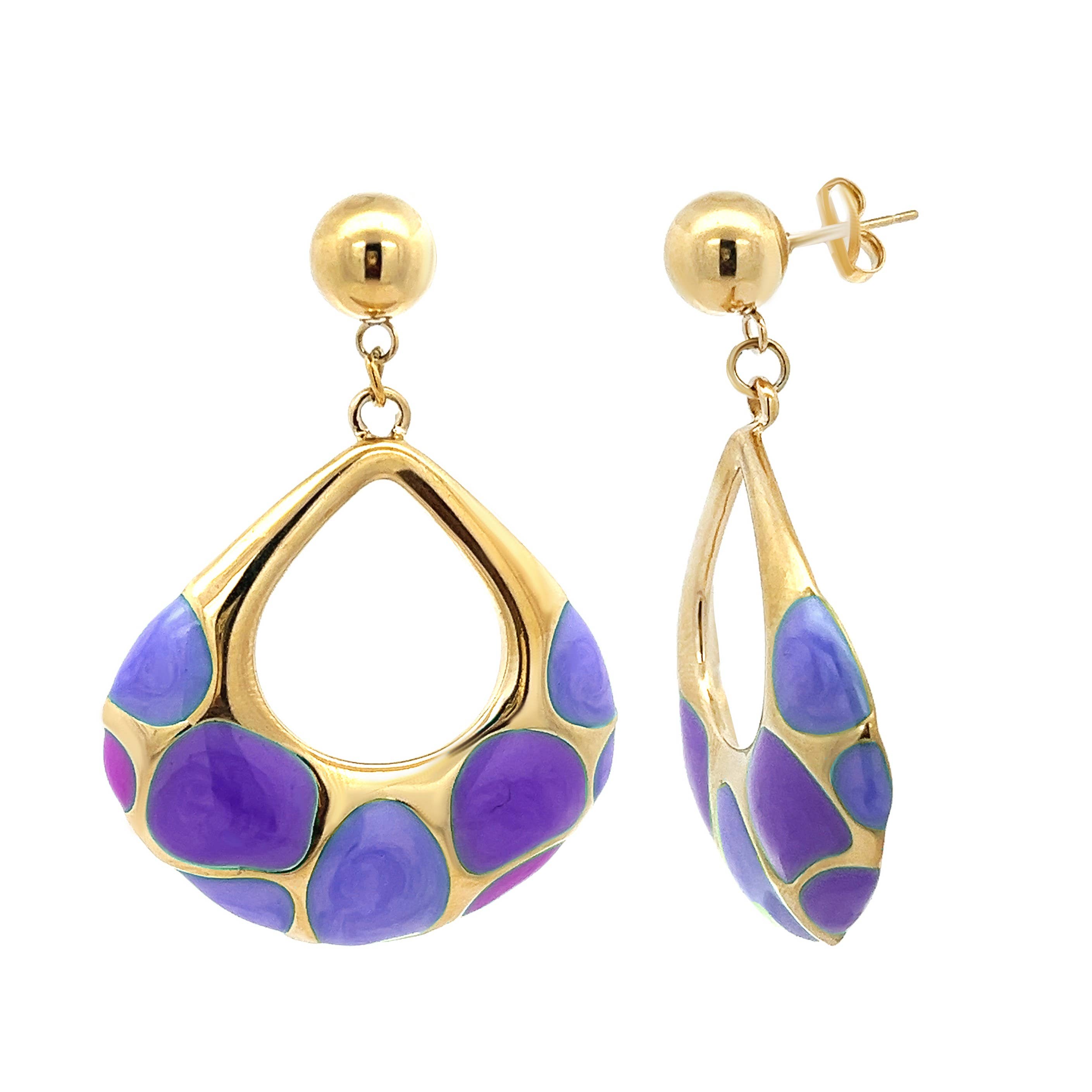 AMORINO SRL – Brincos de argola por atacado – Brinco Concha de Tartaruga - PC23784E9943