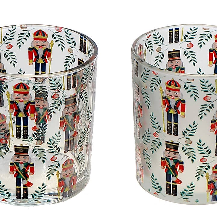 GLASS TEALIGHT HOLDERS WITH DECAL (NUTCRACKER) (ASSTD) and other Purchase Wholesale 8 hour tealight candles. Free Returns & Net 60 Terms on Faire trending on Faire.