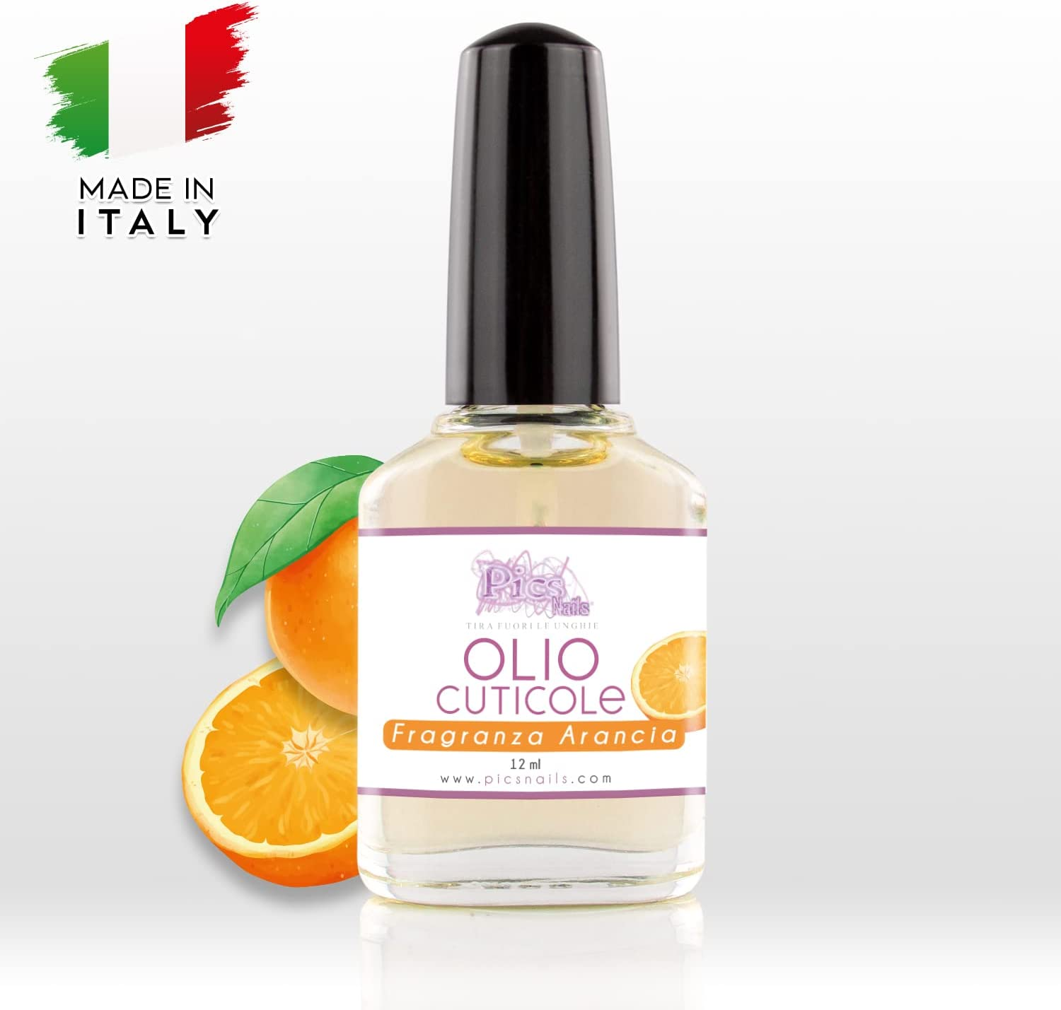 Pics Nails - Wholesale Cuticle Oil - Professional Hand And Foot Cuticle Oil 12Ml - Orange Fragrance - Moisturizing And Regenerating Oil For Hand And Foot Cuticles3