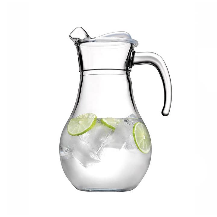 Hakan - Wholesale Pitcher - Pasabahce Glass Pitcher, Bistro Jug with Lid 61 Oz (1800 cc)4
