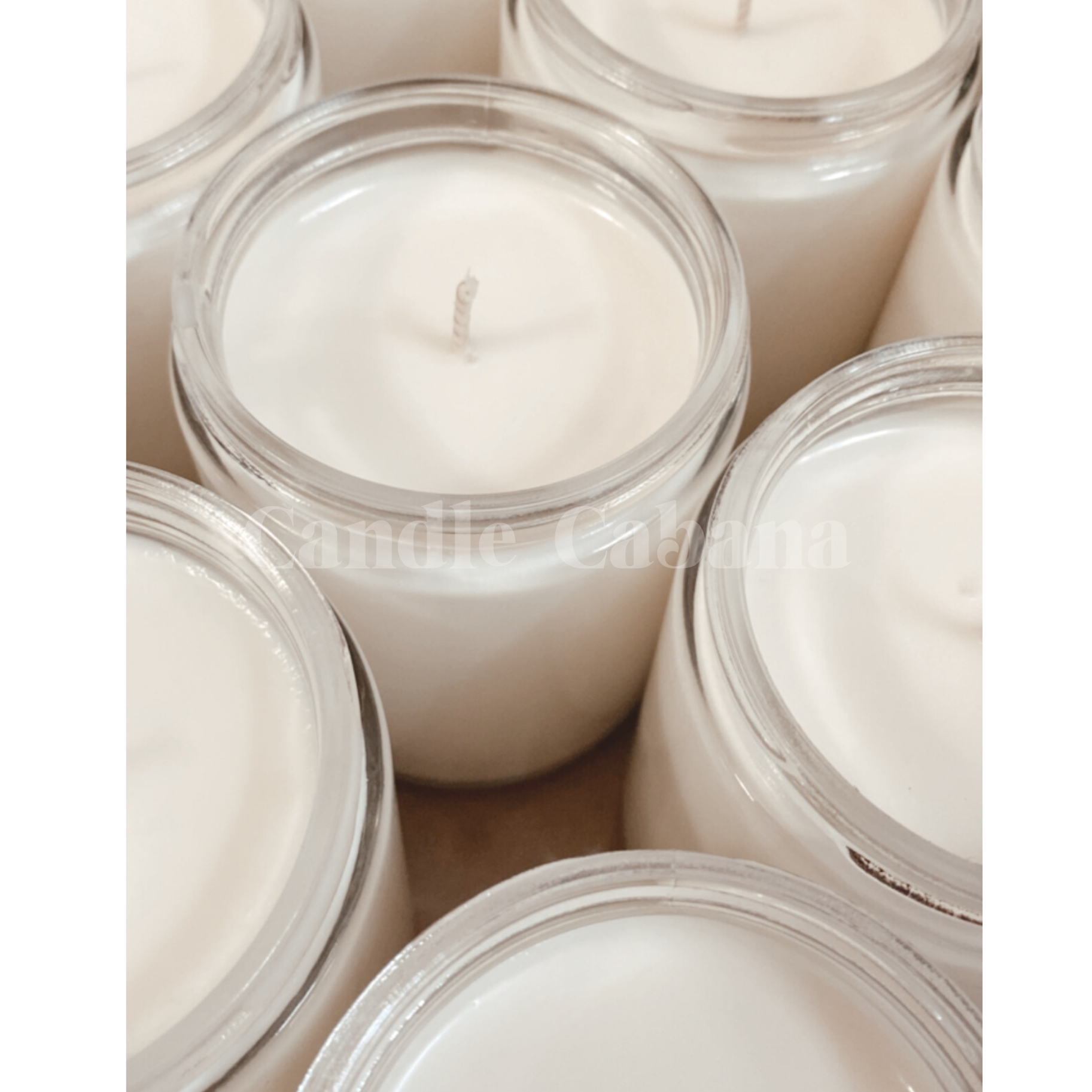 Candle Cabana - Wholesale Jar/Filled Candle - 9oz Unlabeled Soy Candle - Private Label - Glass Jar - Bulk6