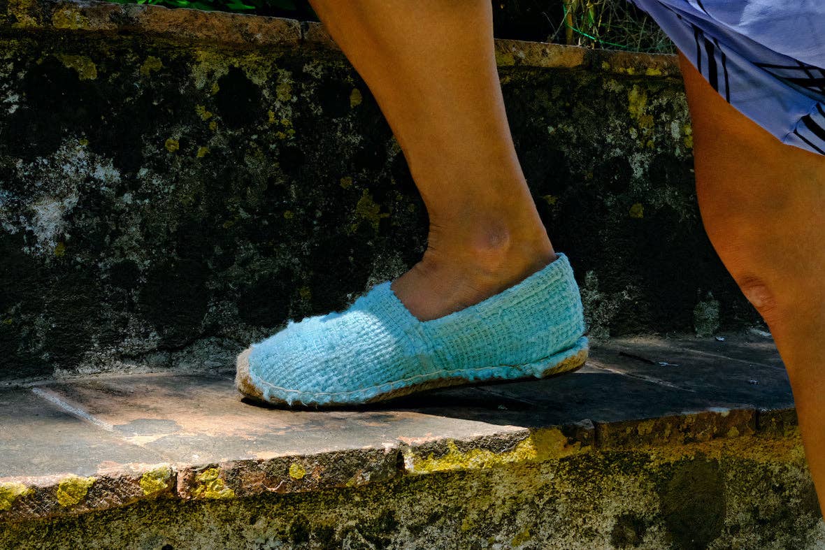 Krama Heritage – wholesale Lågskor - Dam – The Natural cyan espadriller13