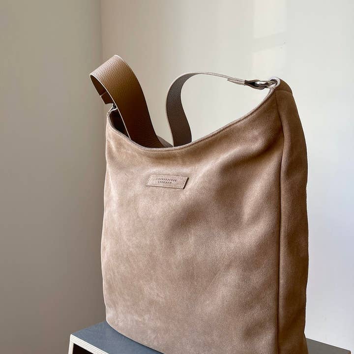 TIEFENBACHER LEHMANN - Wholesale Shoulder Bag - Women's - SHOPPING BAG mocha mousse - light gold3