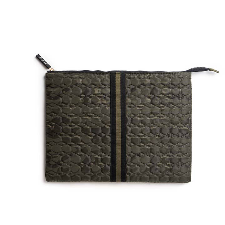 Krystyna Computer Case | Camo Green for wholesale by FLYTE Bags