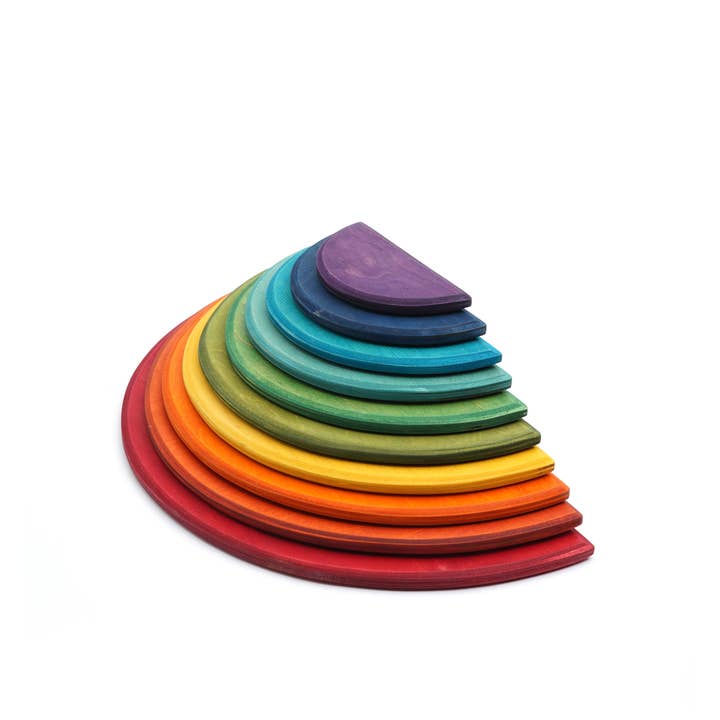 Growing Little Folks - Wholesale Wood toy – Child - Rainbow Semi Circle3