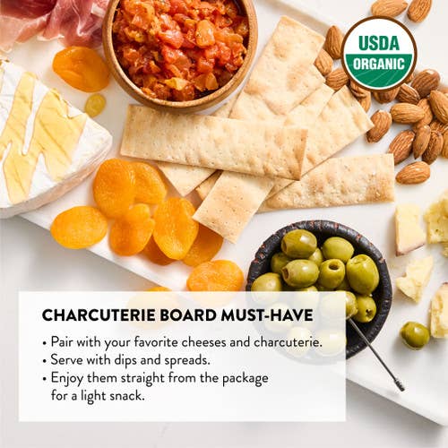 Delallo - Wholesale Crackers - Organic Focaccia Thins2