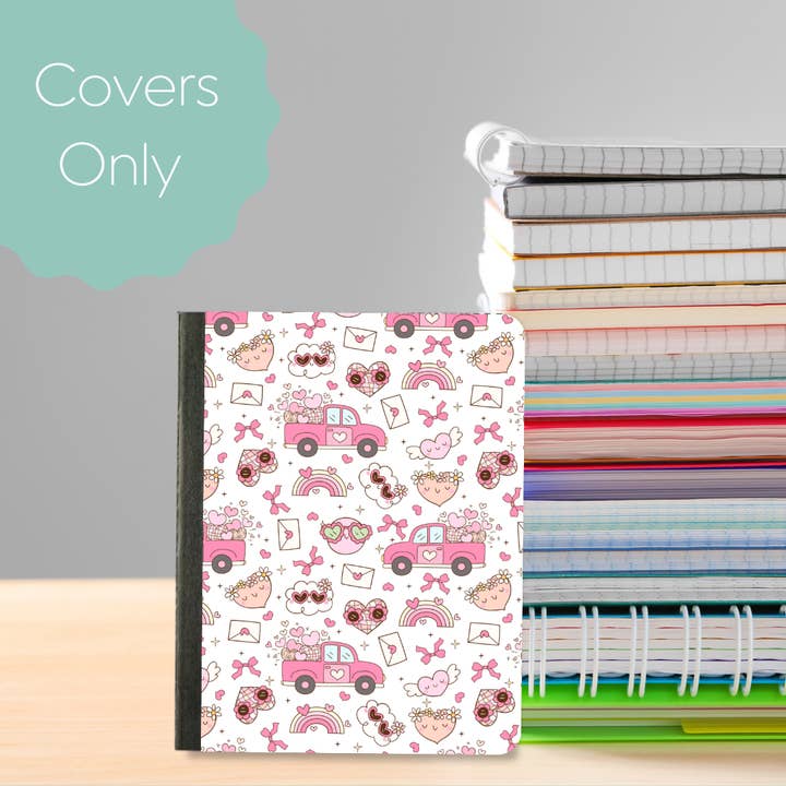 Valentine Truck-Mini Kompositionsbokomslag för wholesale av Oily Graphic Creations