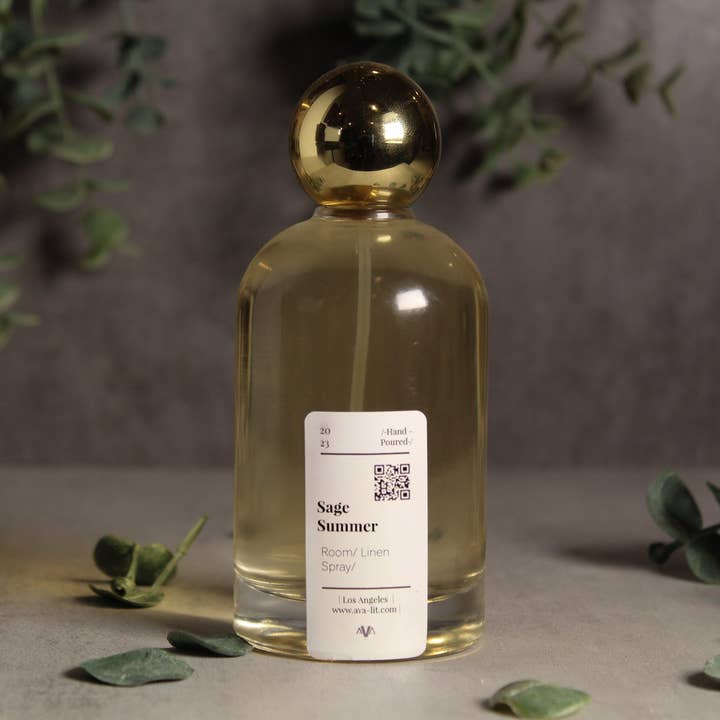 Sage sommerrum/linnespray for engroshandel hos Ava Lit Candles