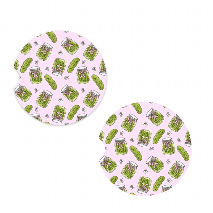 Pickles Car Coaster for wholesale by Eleven