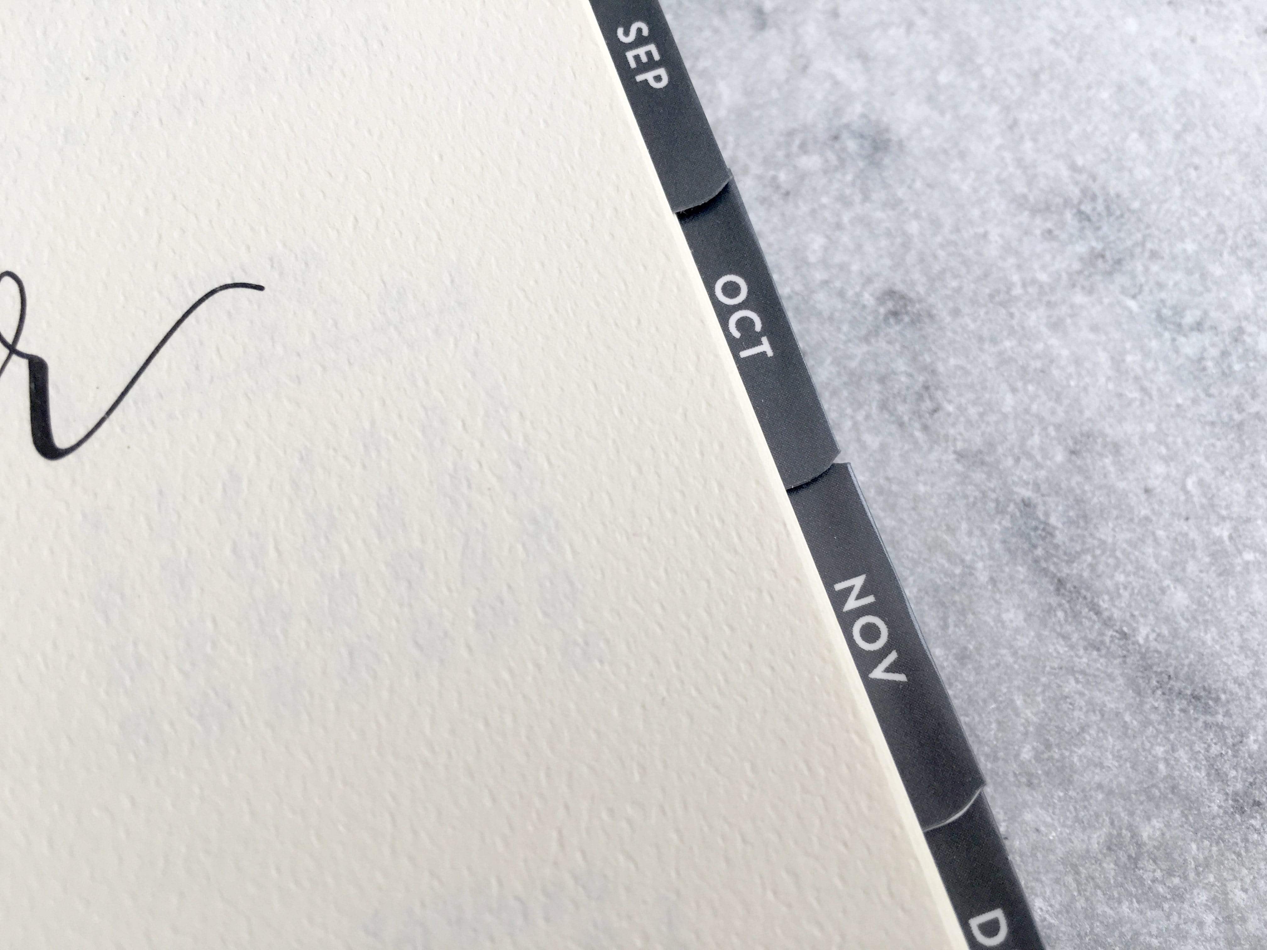 Favorite Story - Vente Agendas - Onglets de planificateur - Noir2