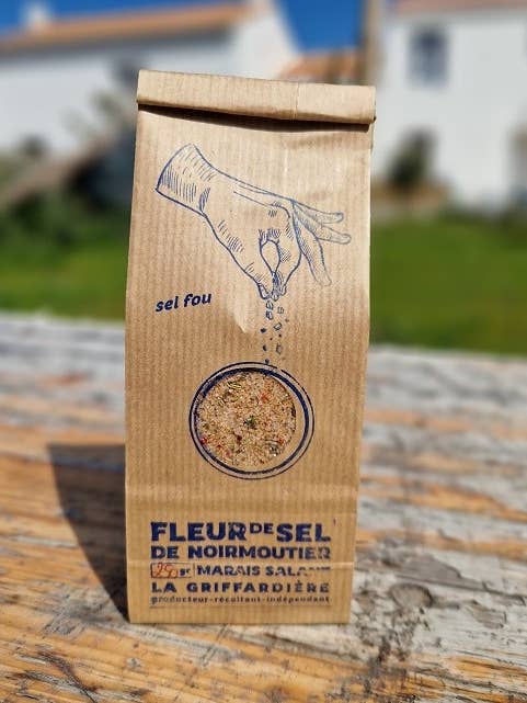 Sale Fino di Noirmoutier 250GR per la vendita all'ingrosso da parte di Marais Salants la Griffardière
