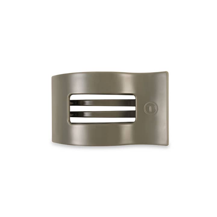 TELETIES - Vente Pince à cheveux – femme - Barrette Rectangle Plate | Petite | Sage It Ain't So0