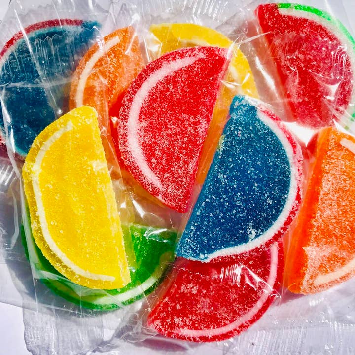 Boston Fruit Slices - Wholesale Gummy - 5LB Box Individually Wrapped Fruit Slices - BULK