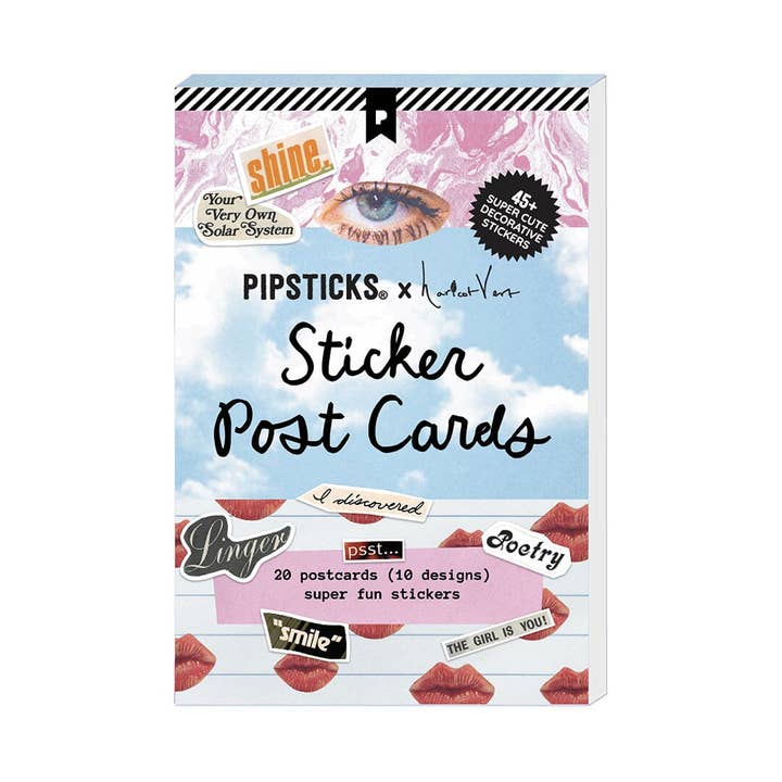 Pipsticks x Haricot Vert Tagträume Sticker-Postkartenbuch für den Großhandel von Pipsticks