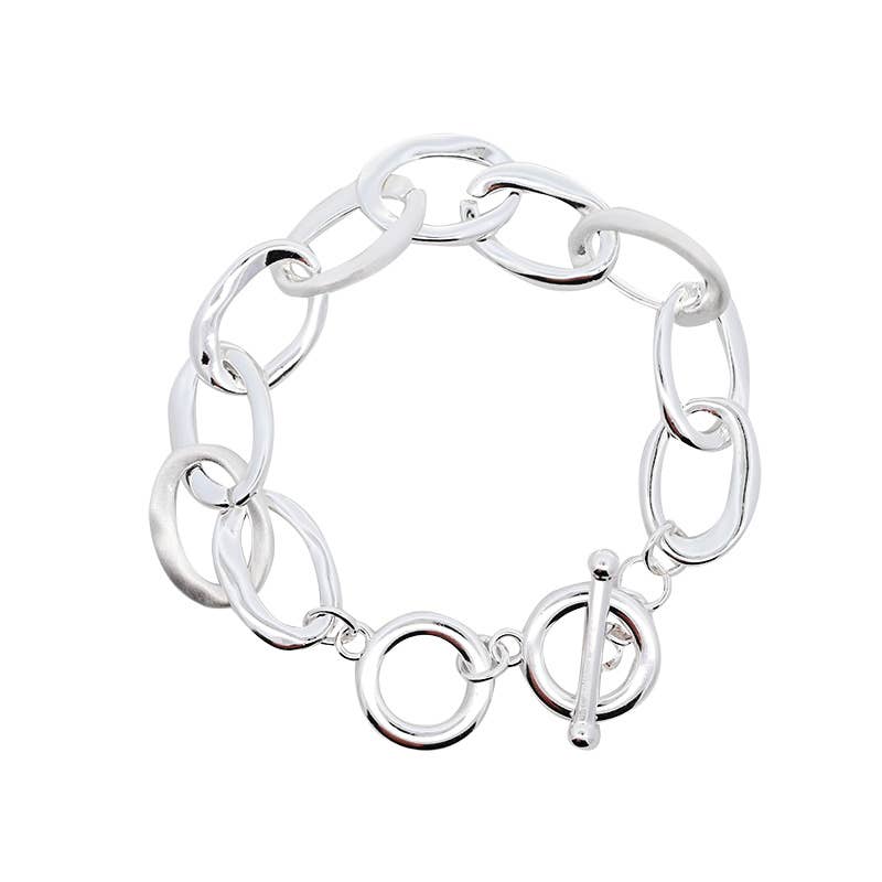 AMORINO SRL - Wholesale Link & Chain Bracelet - OVAL LINK CHAIN BRACELET - SW2560B854