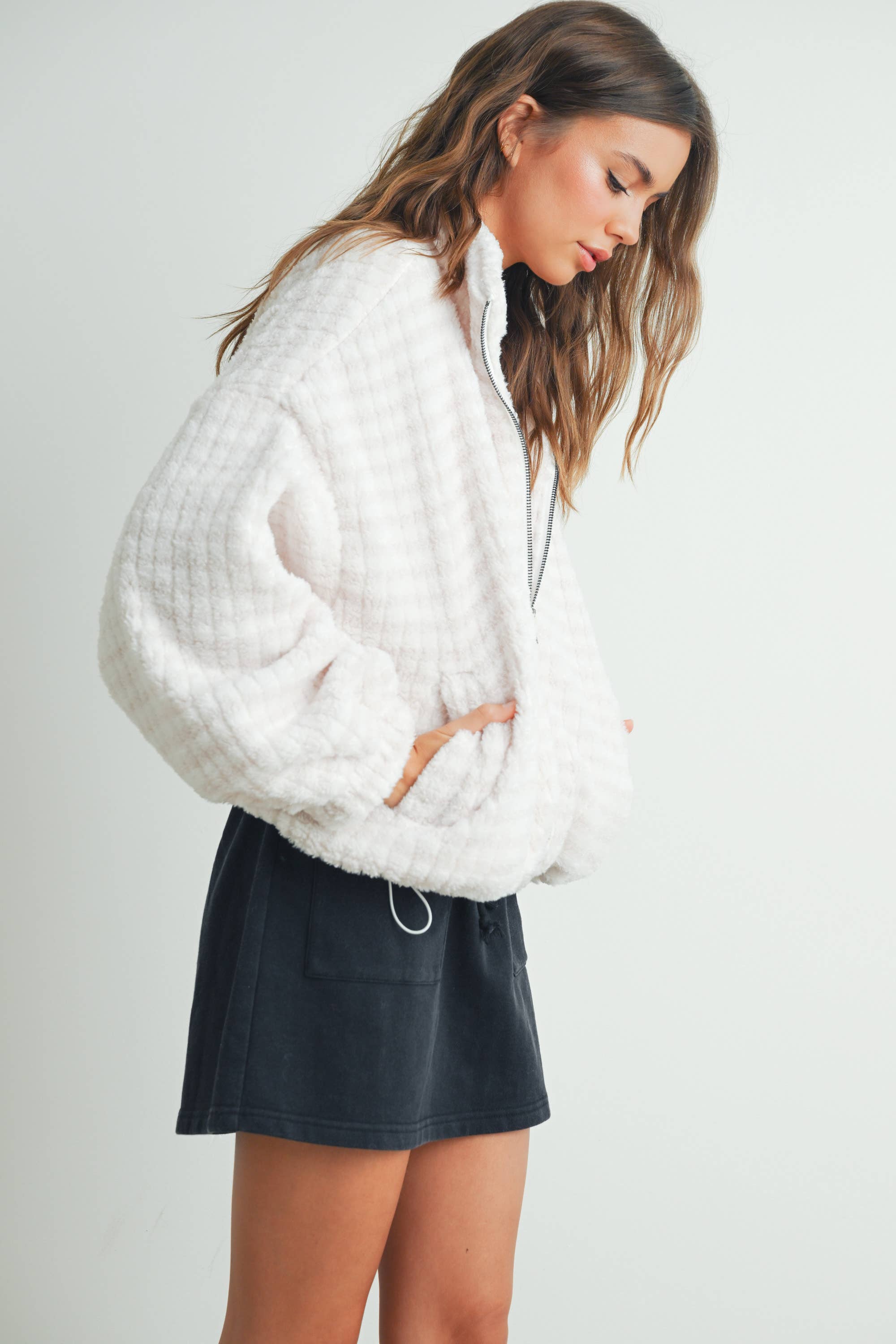 BUTTERMELON – Engroshandel Puffer jacket - Dame – Vatteret jakke med krave - BMJ749712