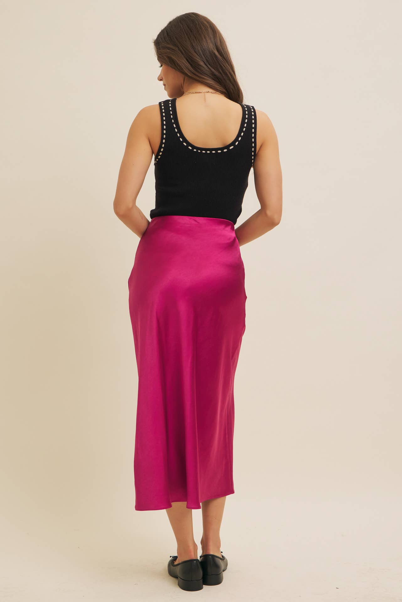 in february - Wholesale Knit Sweater - Women's - EVERYDAY SOFT CONTRAST STITCH LUXE SWEATER TANK13