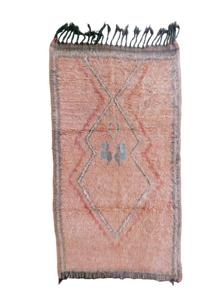 Vintage Boujad 193.00 cm x 100.00 cm para venta al por mayor de Coolest Moroccan Rugs