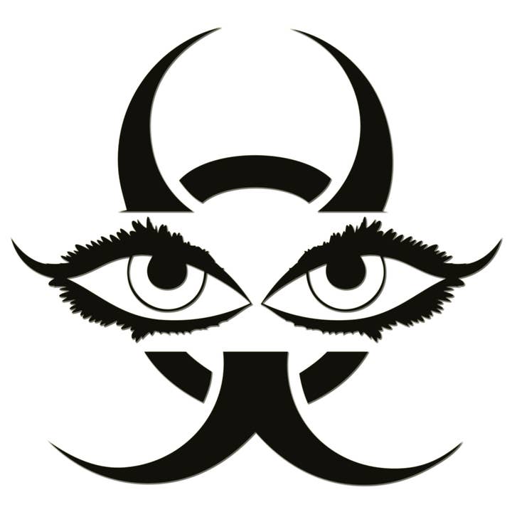 Kinesisk Djævel Øjne Klistermærke for engroshandel hos WinsterCreations™