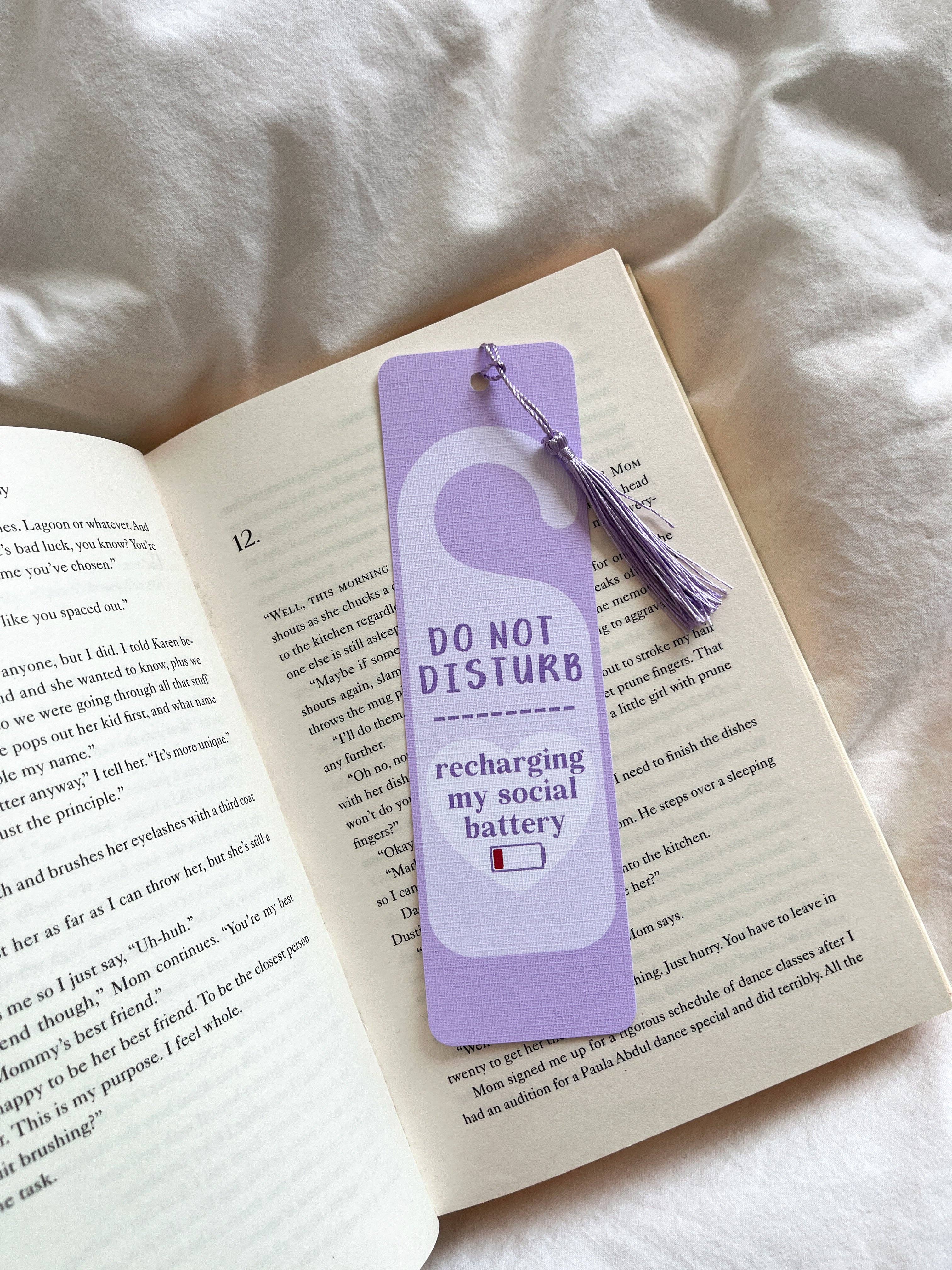 Fleurs on Sunday - Wholesale Bookmark - Do Not Disturb Bookmark Series | Cute Romantic Bookmarks9