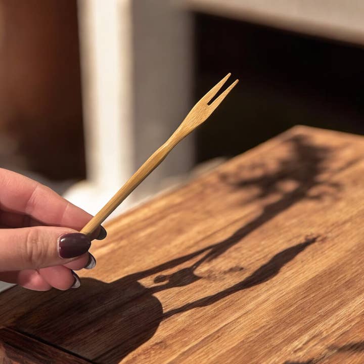 Bamboo Switch - Wholesale Skewer - Bamboo Charcuterie Utensils | Fork and Knife2