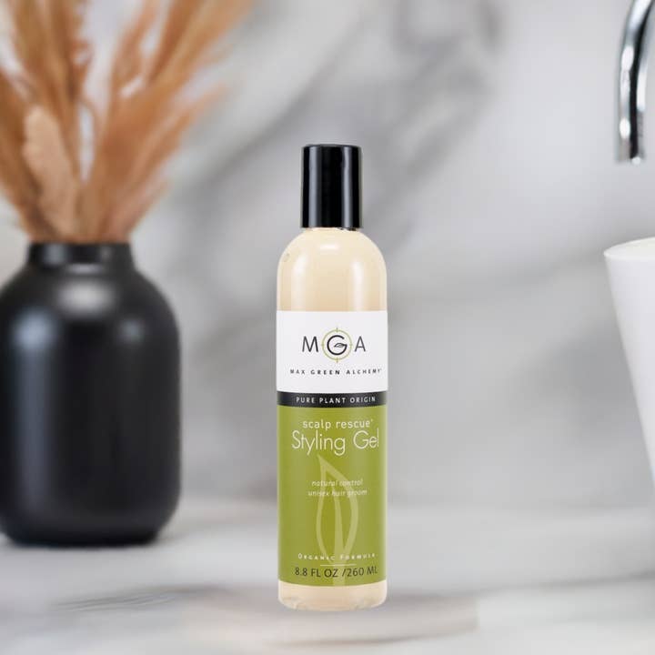 Max Green Alchemy - Wholesale Hair Styling Gel/Mousse - Scalp Rescue Styling Gel Regular Size 6-pack (8.8 Fl Oz Ea)