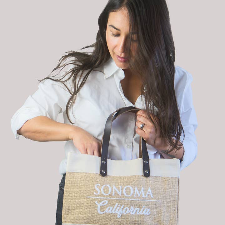 Upper Lake Tote Bags - Wholesale Tote Bag - Women's - Your Logo or Design - Custom Printed Petite Jute Tote Bag3