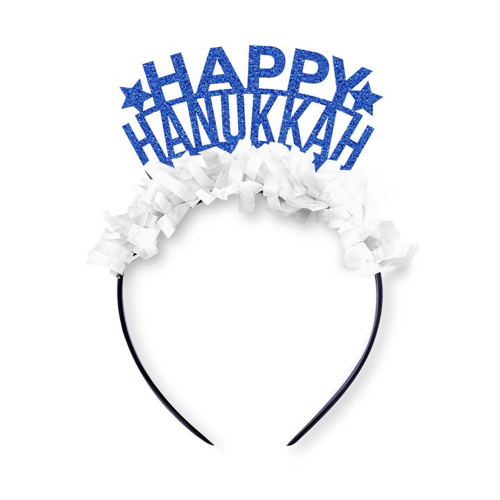 Glad Hanukkah Party Crown for engroshandel hos Festive Gal