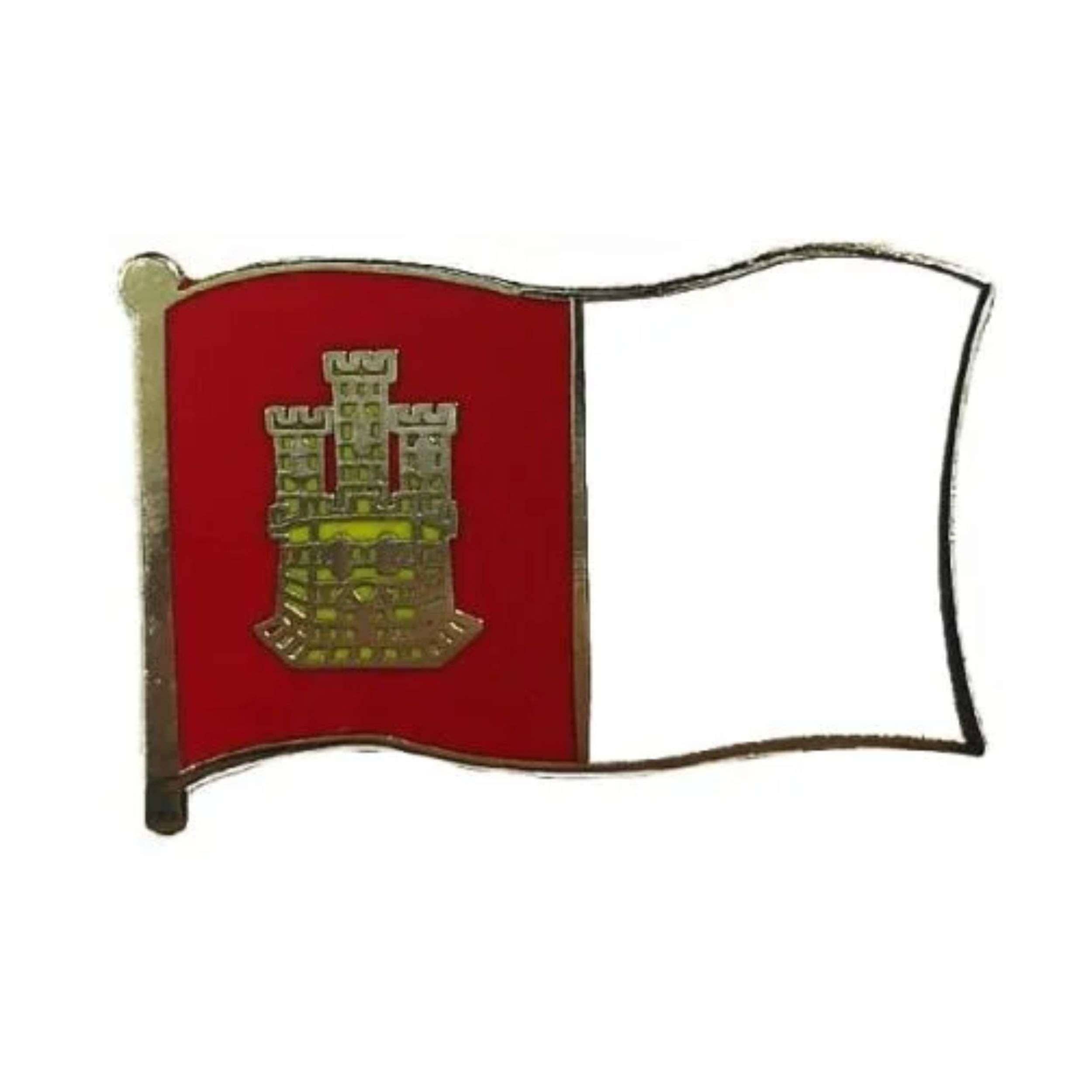 Astur Pins - Vendita all'ingrosso Spilla da bavero - Spilla - Bandiera Comunità Autonoma Castiglia-La Mancia - Spagna