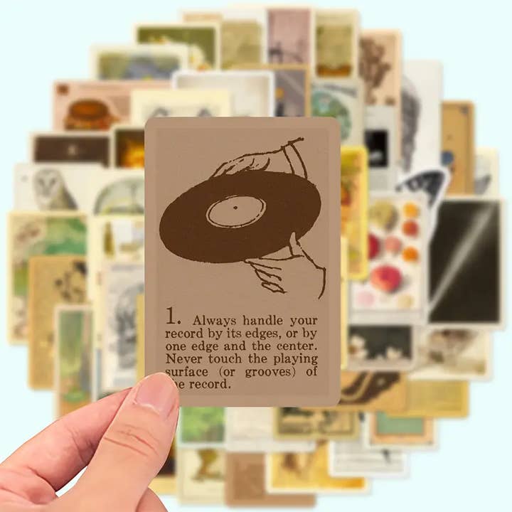 Magnifique Hearts - Wholesale Sticker - Vintage Poster Style Aesthetic Stickers – Retro Art & Nature3