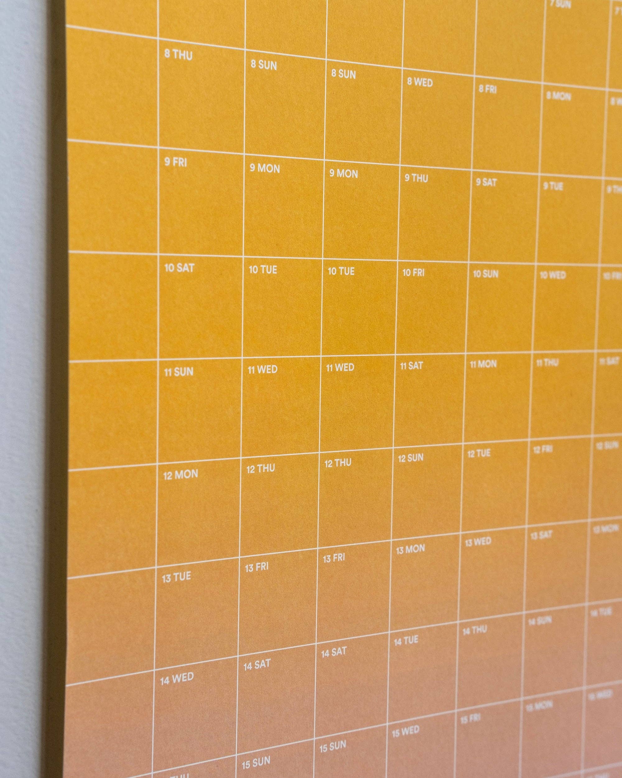 Yearcalendar - Wholesale Calendar - 2026 Gradient 40x100cm4