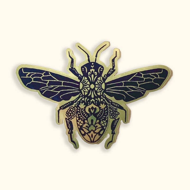 HONEY BEE STICKER for wholesale by Anna Montagne Studio