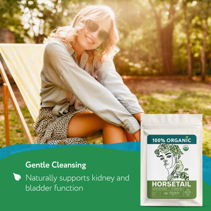 Zhivana Organics - Wholesale Health/Detox Tea - Organic Horsetail (Equisetum arvense) – 5 lb Bulk4