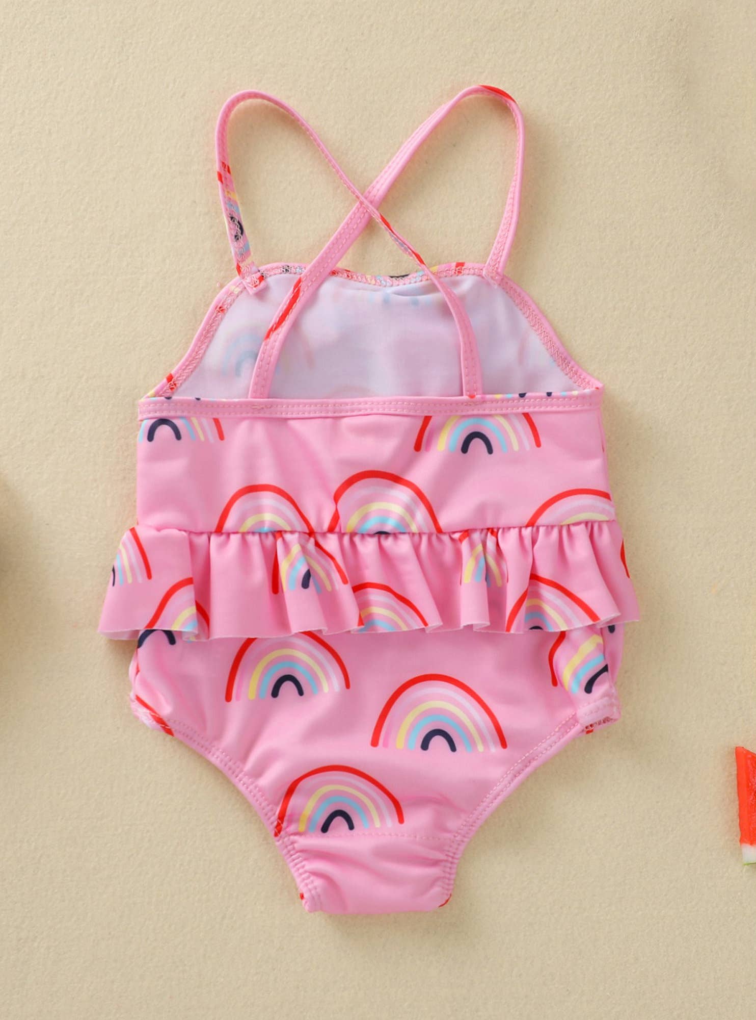 Fennco Styles – wholesale One-piece swimsuit – Kids – Fun Patterned Ruffled One-Piece Baby Swimsuit12