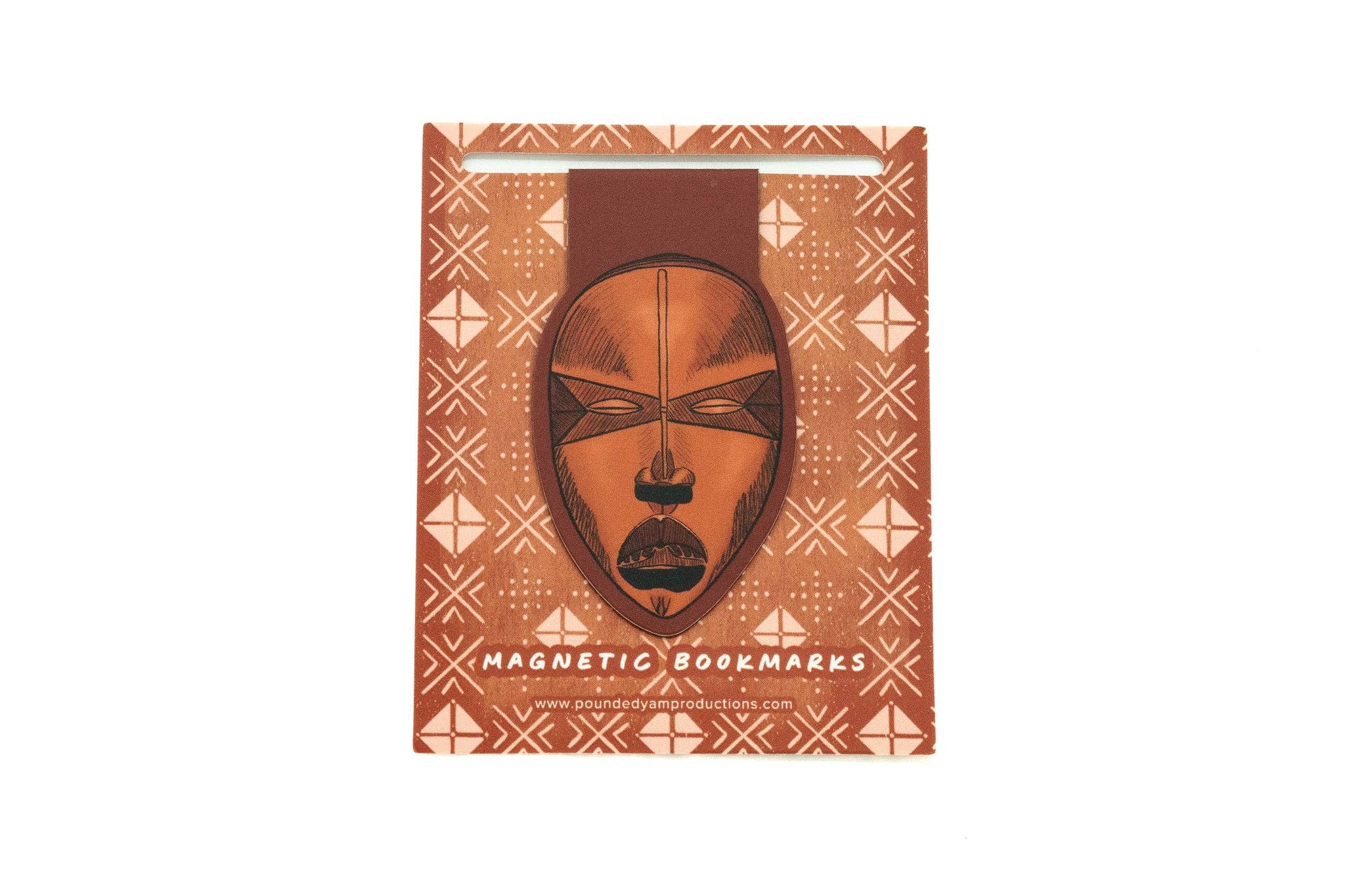 Pounded Yam Productions - Vendita all'ingrosso Segnalibro - Segnalibro Magnetico - Maschere Africane (Dan)2