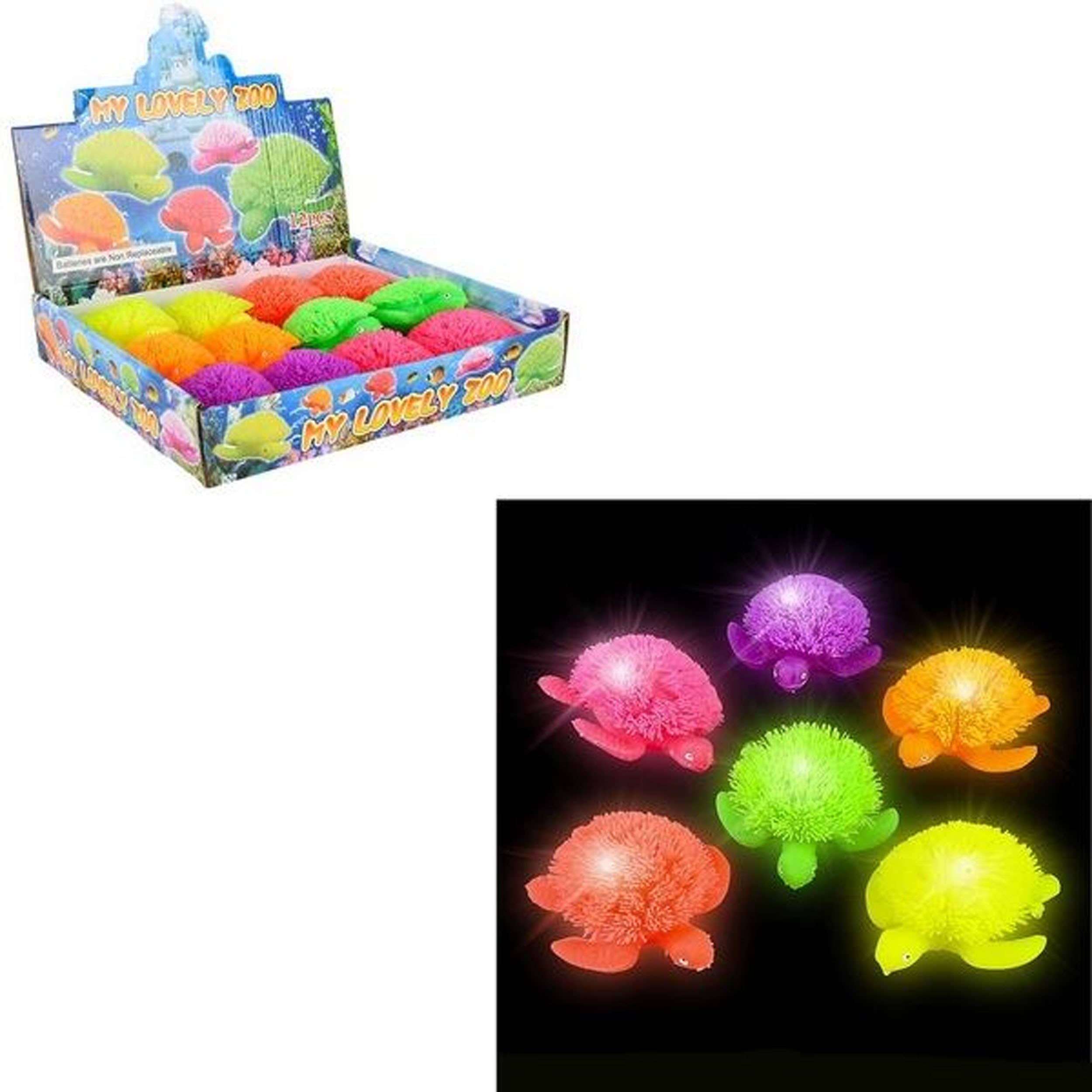 Holiday Farm – wholesale Light-up toy – Kids & baby – Light Up Turtle Puffer Ball Toy For Kids- In Bulk0