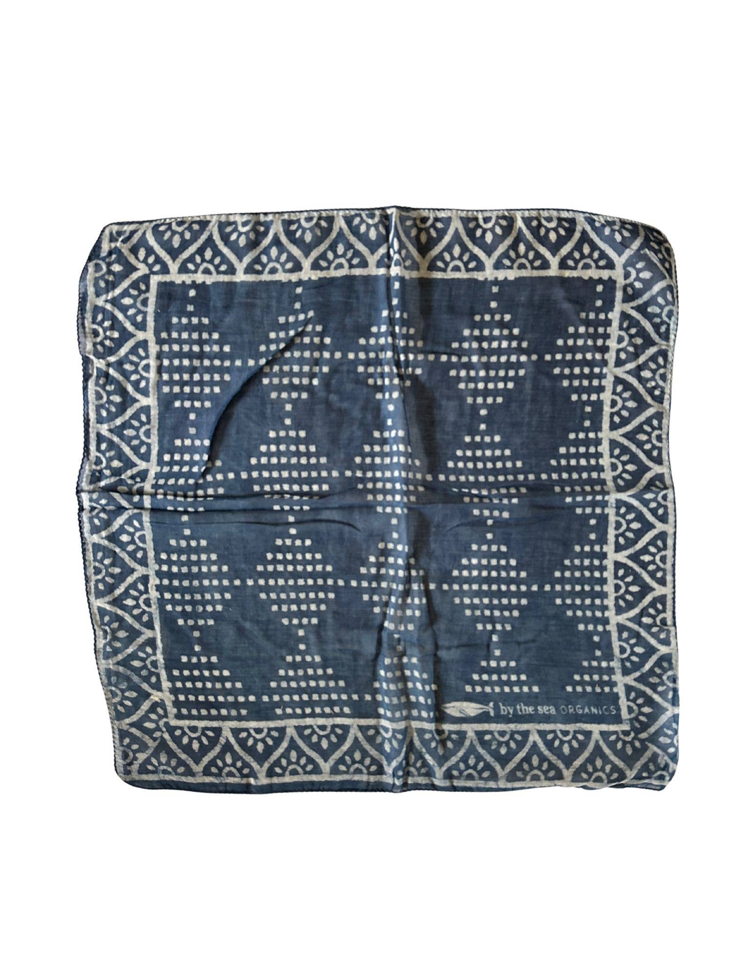 By The Sea Organics – wholesale Bandana – Women's – Indigo Bandana12