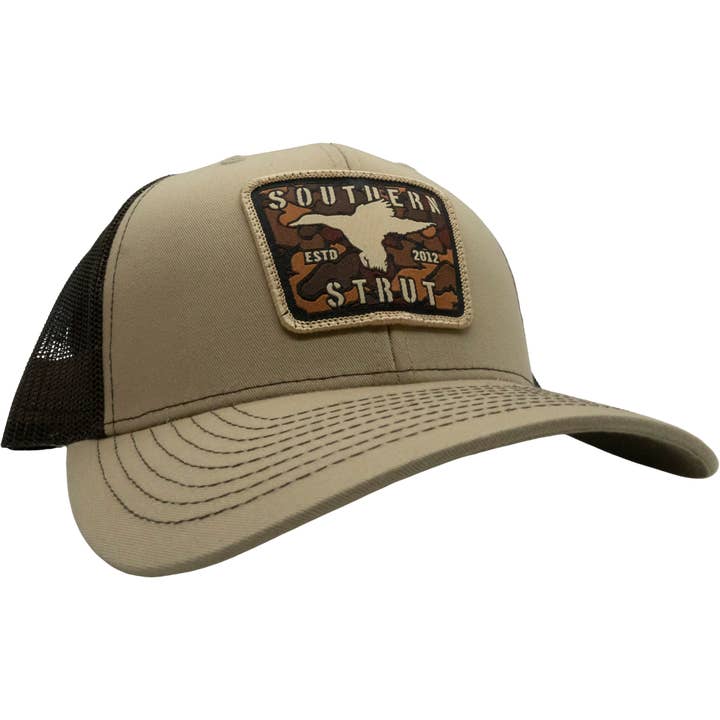 Southern Strut - Wholesale Trucker Hat - Unisex - Camo Duck Woven Patch Trucker Hat - Hand Selected $10 Hat!7