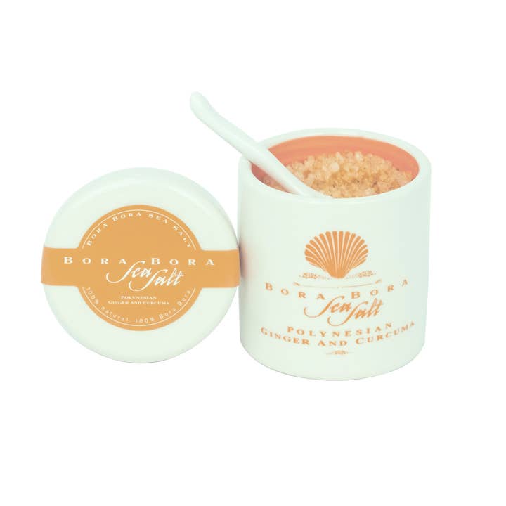 Ingwer- und Kurkuma-Salz aus Polynesien für den Großhandel von Bora Bora Sea Salt