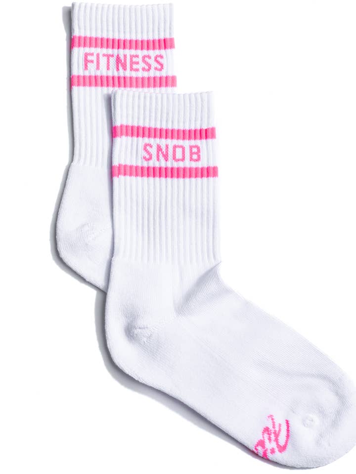 Fitness Snob - Wholesale Socks - Women's - Fitness Snob Athletic Crew Socks