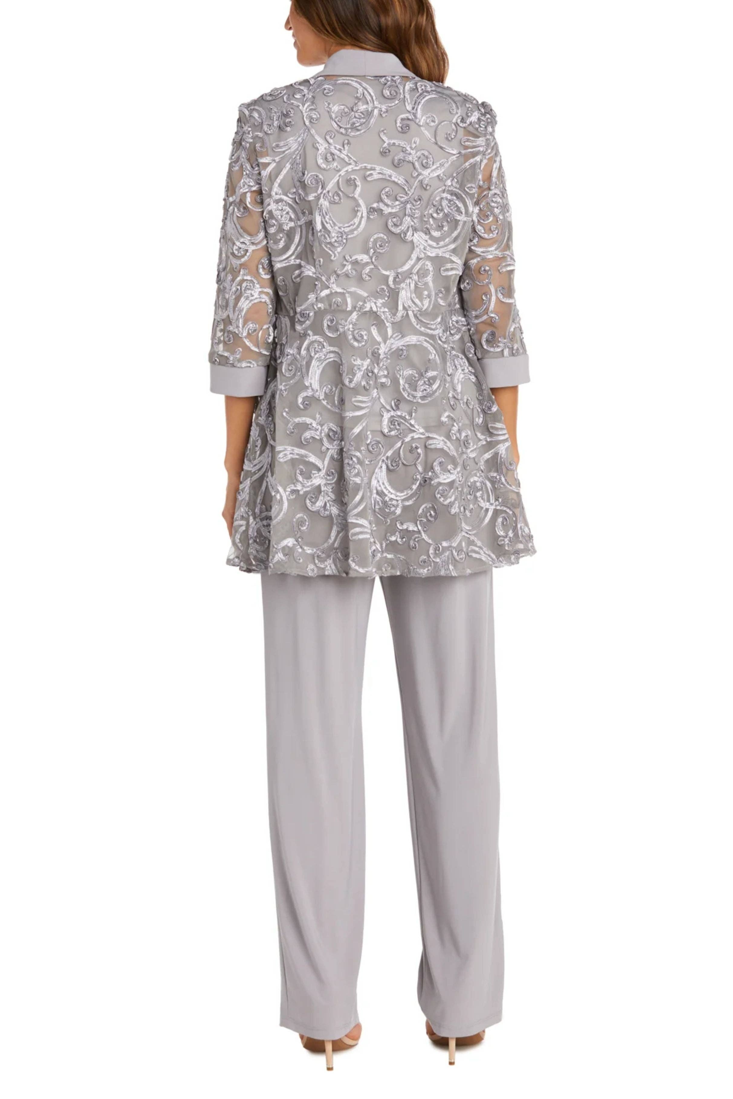 GRANITE R&M Richards Soutache Embroidered 2-Piece Suit for wholesale on Faire1