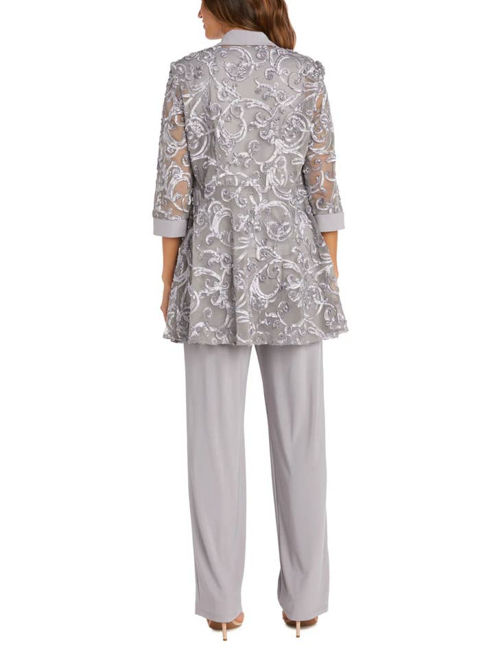 GRANITE R&M Richards Soutache Embroidered 2-Piece Suit for wholesale on Faire1