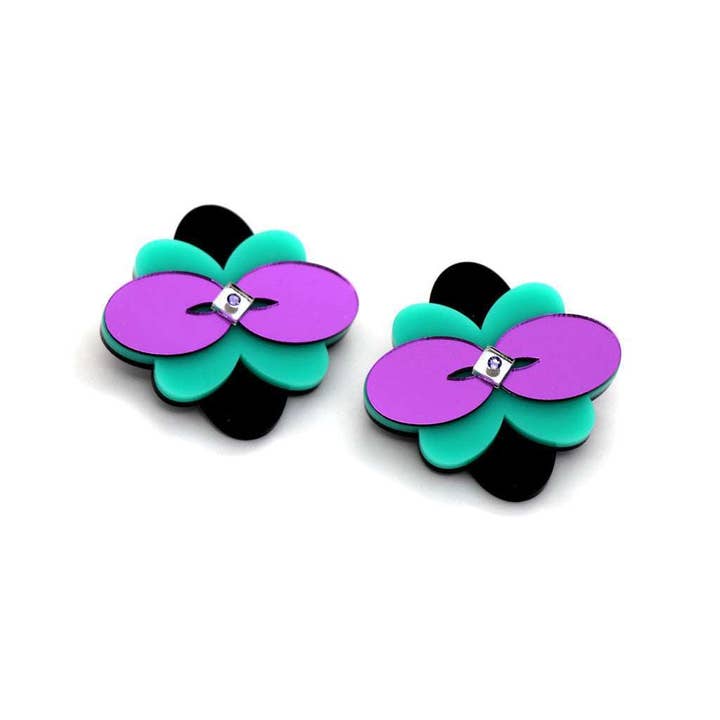 Petunia | Earrings for wholesale by Funk Da Queen