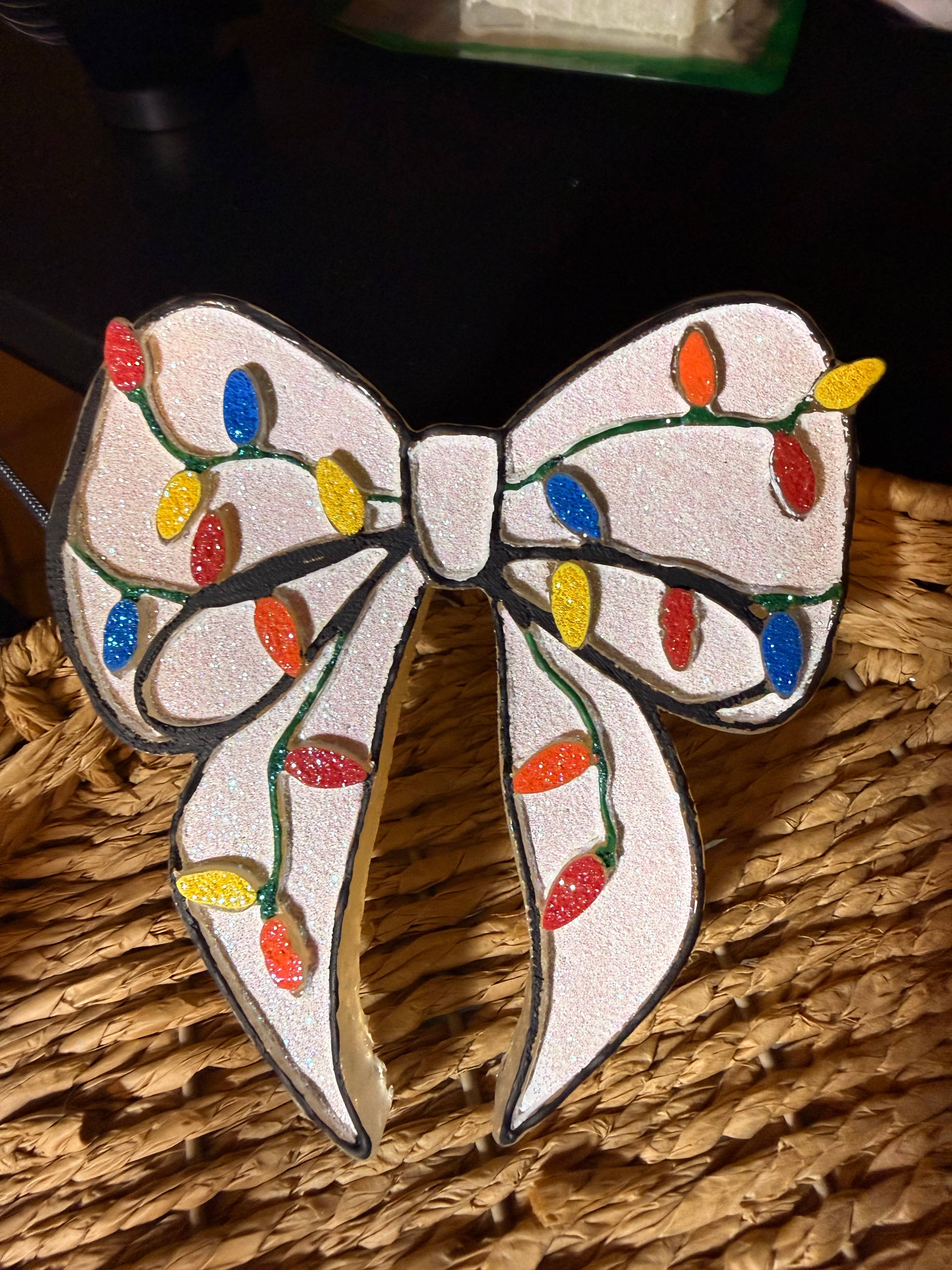 Lil Bit Sassy Lush Co - Wholesale Car Freshener - Unisex - Bow w/ Christmas Lights 0