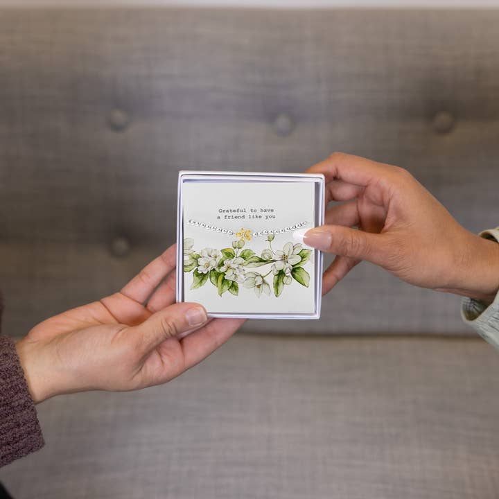 Pavilion – wholesale Beaded bracelet – The Best - Silver-Plated Cubic Zirconia Beaded Bracelet3