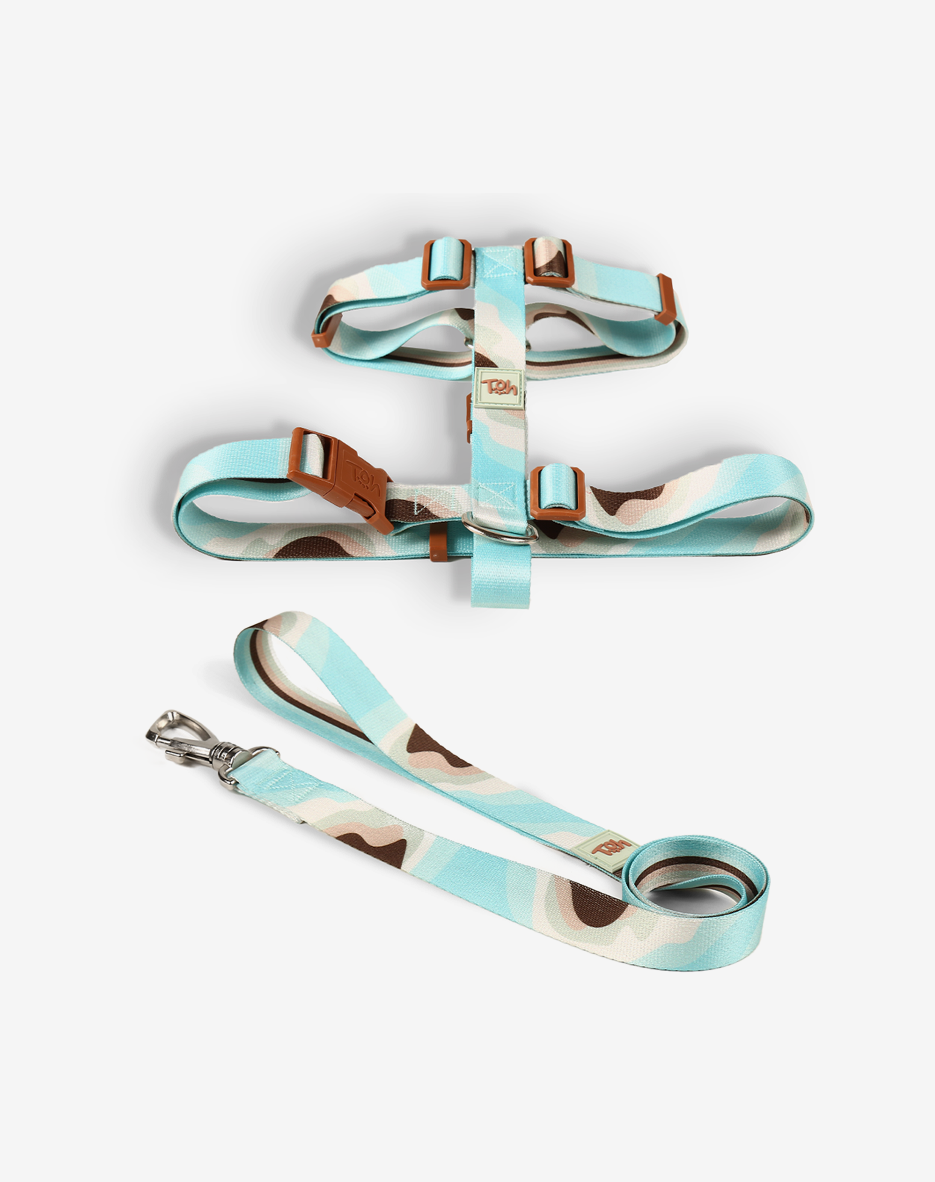 Toh – trela - Cão por atacado – The H-Harness + Leash Set Swell0