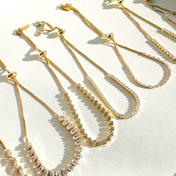 Savvy Bling - Wholesale Tennis bracelet - Semi Precious Pave Adjustable Bracelets11