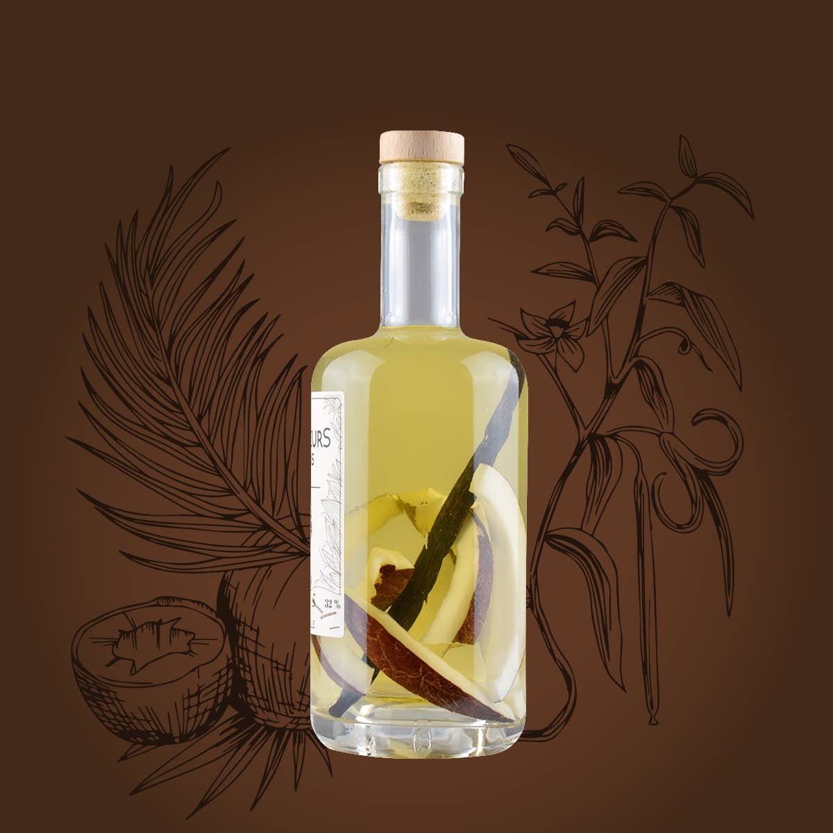 Les Arrangeurs Français - Wholesale Rum - Organic Coconut Vanilla Infused Rum1
