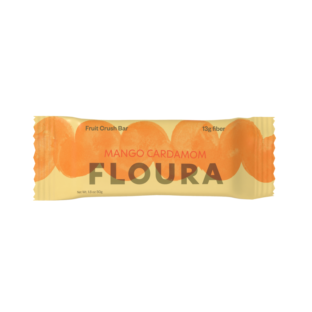 Floura & Co - Wholesale Snack Bar - Mango Cardamom Fiber Snack Bar {10-Pack}
2