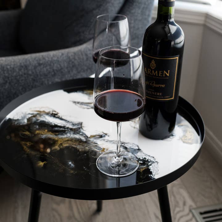 Lynn & Liana Designs - Wholesale Side Table - Resin Accented Side Table - No Tariffs!25